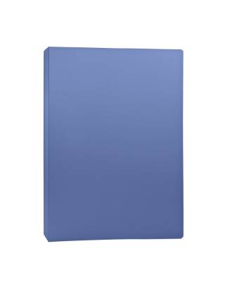 Папка с файлами 255068-02 30ф., А4, BASIC, пл. 500мкм, корешок 21мм, цв. синий