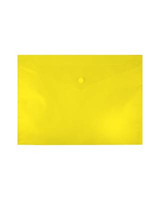 Конверт на кнопке Silwerhof 255080-11 A4 желтый