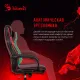 Кресло игровое A4Tech Bloody GC-300 черный/красный эко.кожа/ткань крестов.. Фото товара с разных ракурсов.