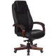 Кресло бюрократ T-9923 WALNUT_BLACK   (Натуральная кожа) главное фото в маленьком размере