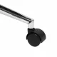 Кресло руководителя PREMIUM Ultimate EX-801 хром, плотная двойная сетка Х2, черное/бежевое. Фото товара с разных ракурсов.