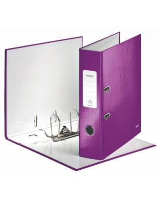 Папка-регистратор Leitz WOW фиолетовый (10060062) А4 50мм